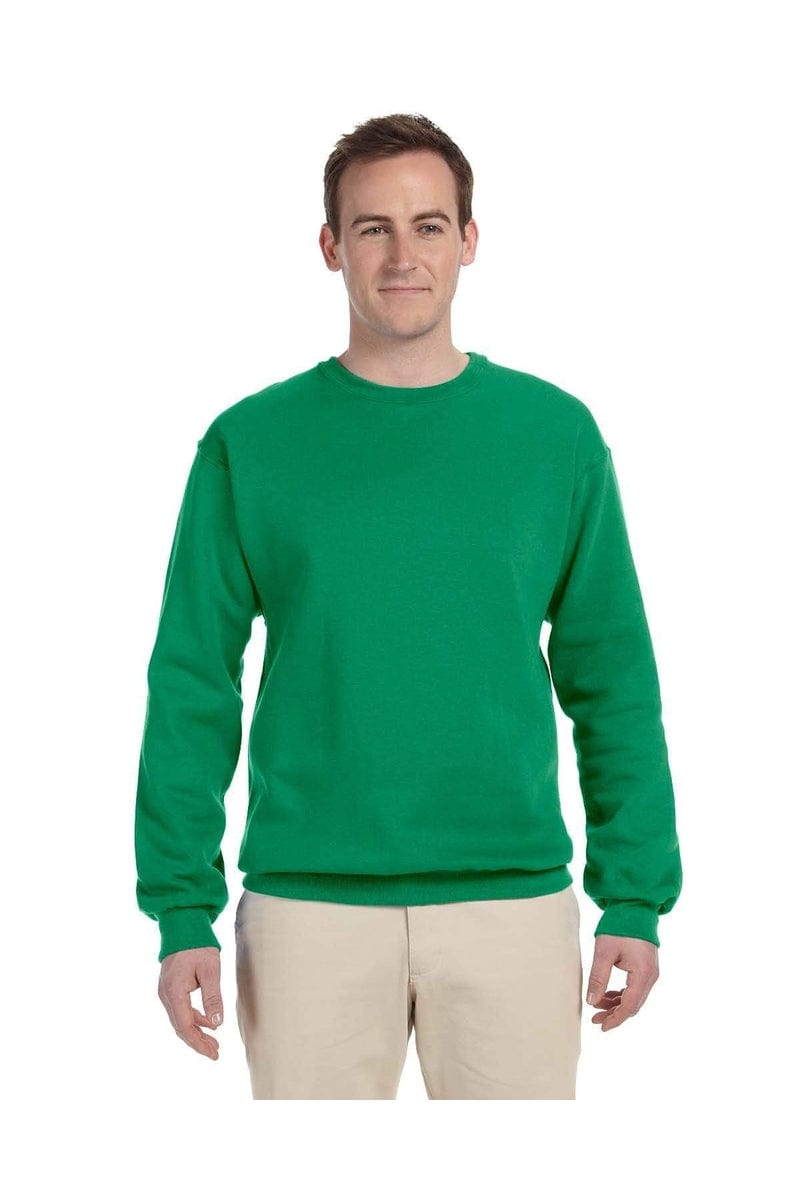 Jerzees 562: Adult 8 oz. NuBlend® Fleece Crew in Kelly