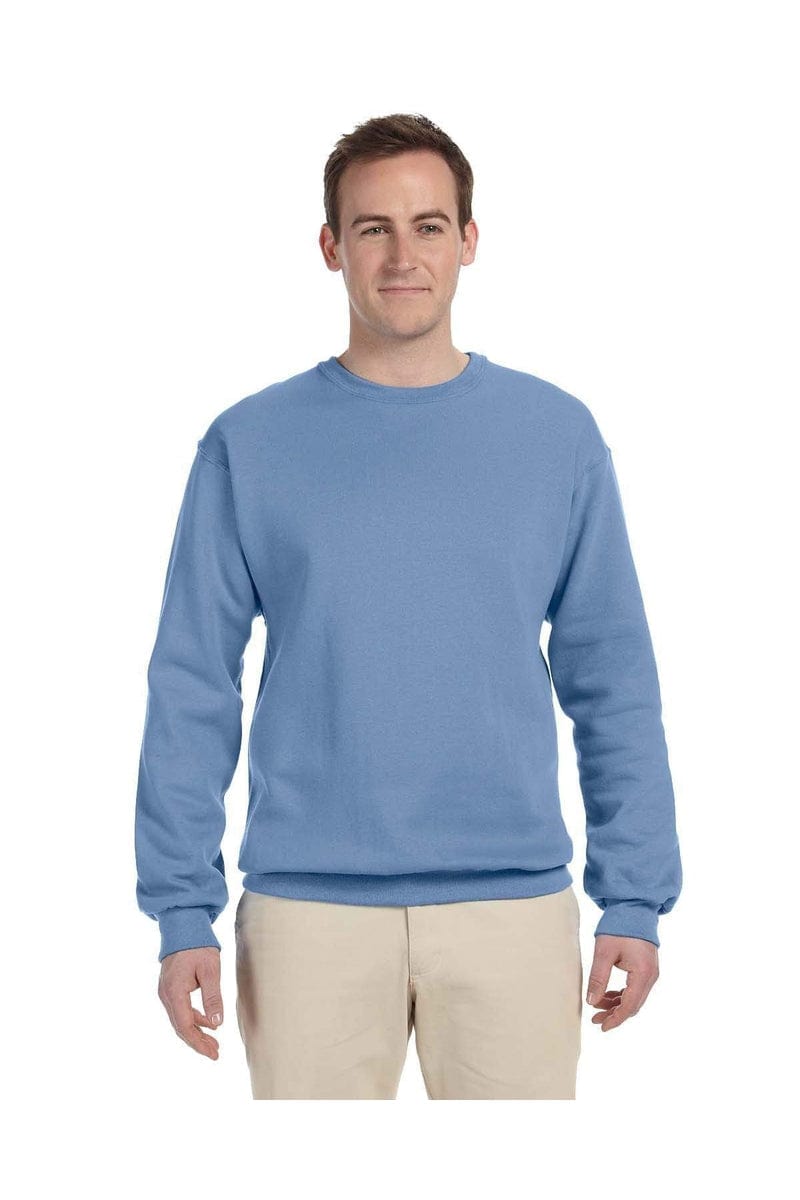 Jerzees 562: Adult 8 oz. NuBlend® Fleece Crew in Light Blue