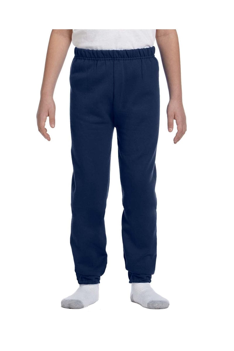 Jerzees 973B Youth 8 oz. NuBlend(r) Fleece Sweatpants in J Navy