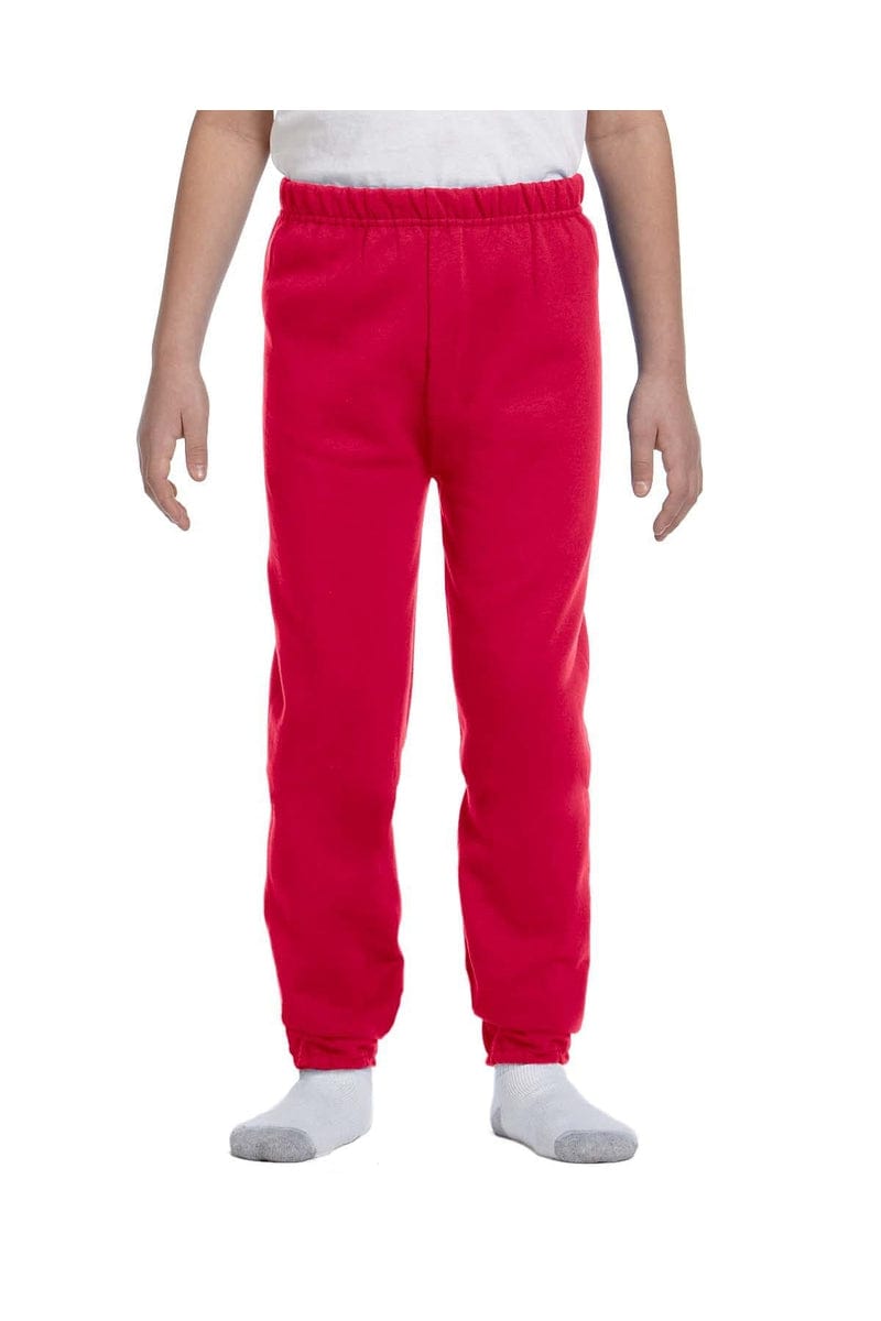 Jerzees 973B Youth 8 oz. NuBlend(r) Fleece Sweatpants in True Red
