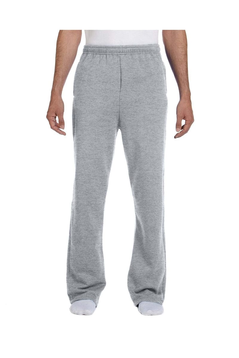 Jerzees 974MP Adult 8 oz. NuBlend(r) Open-Bottom Fleece Sweatpants in Oxford