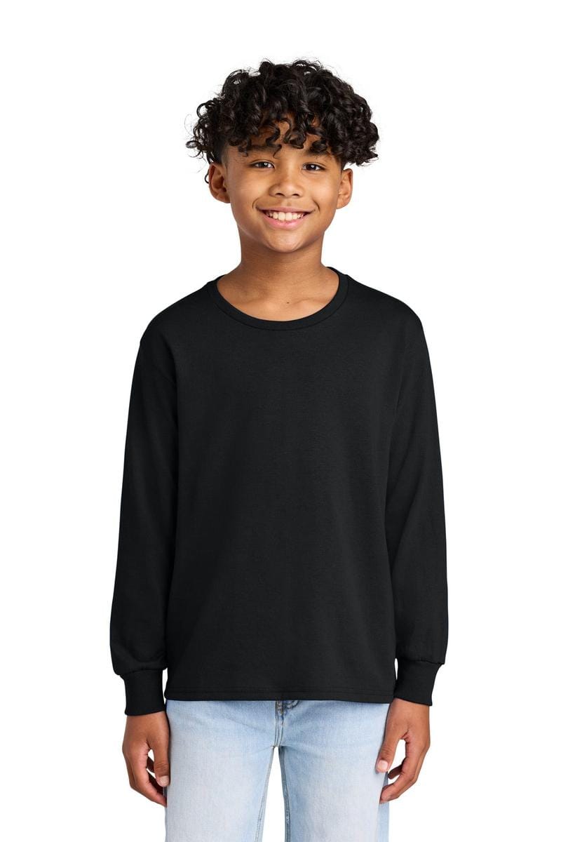 Jerzees Youth Dri-Power 50/50 Cotton/Poly Long Sleeve 29BL in Black