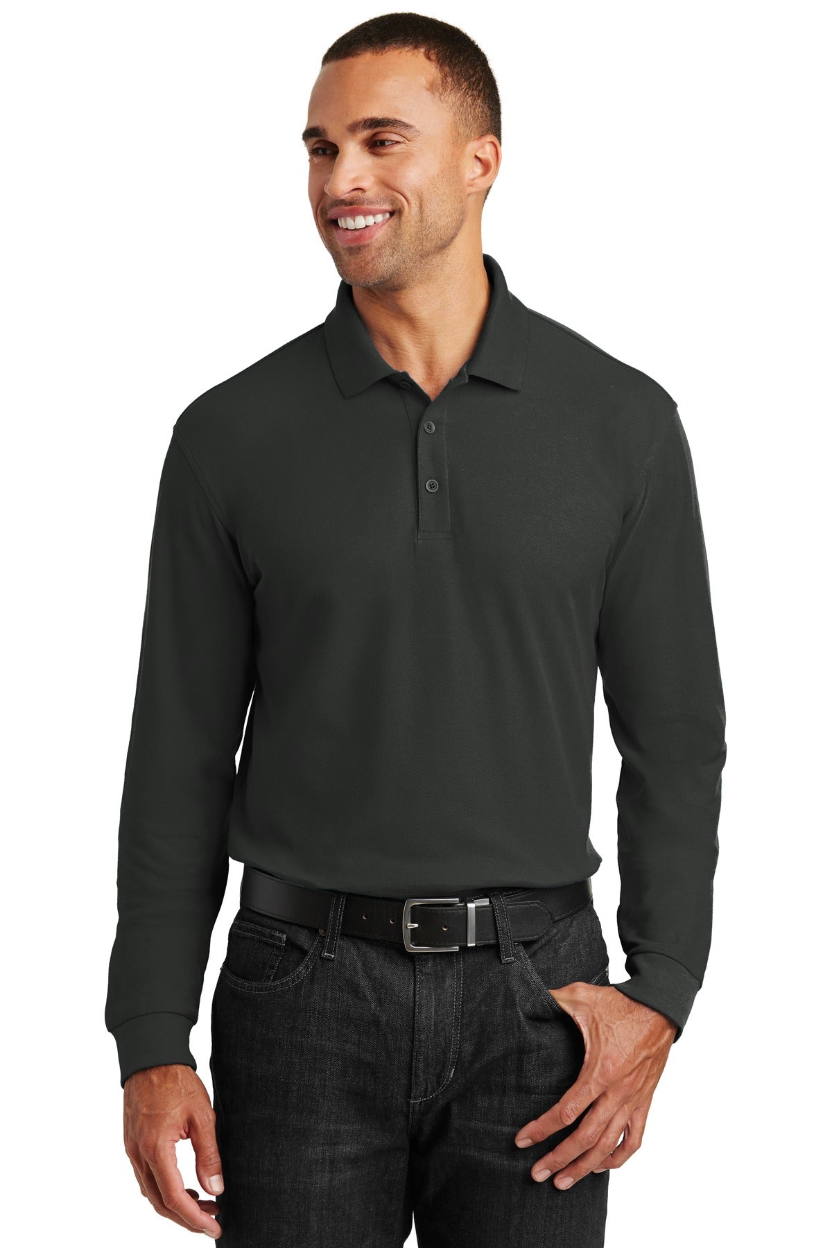 Port Authority®  Long Sleeve Core Classic Pique Polo. K100LS