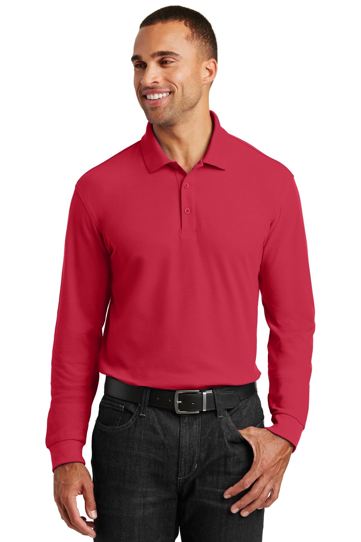 Port Authority®  Long Sleeve Core Classic Pique Polo. K100LS