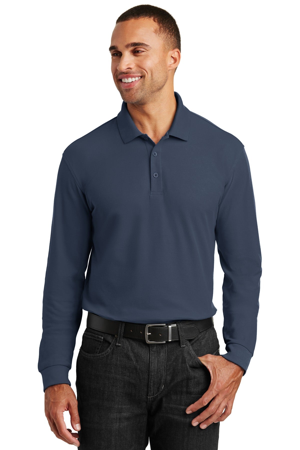 Port Authority®  Long Sleeve Core Classic Pique Polo. K100LS