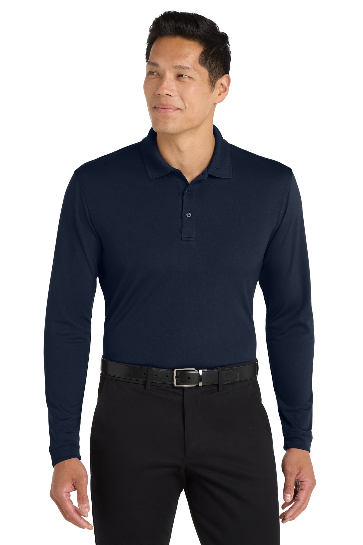 Port Authority®  Dry Zone®  UV Micro-Mesh Long Sleeve Polo K110LS