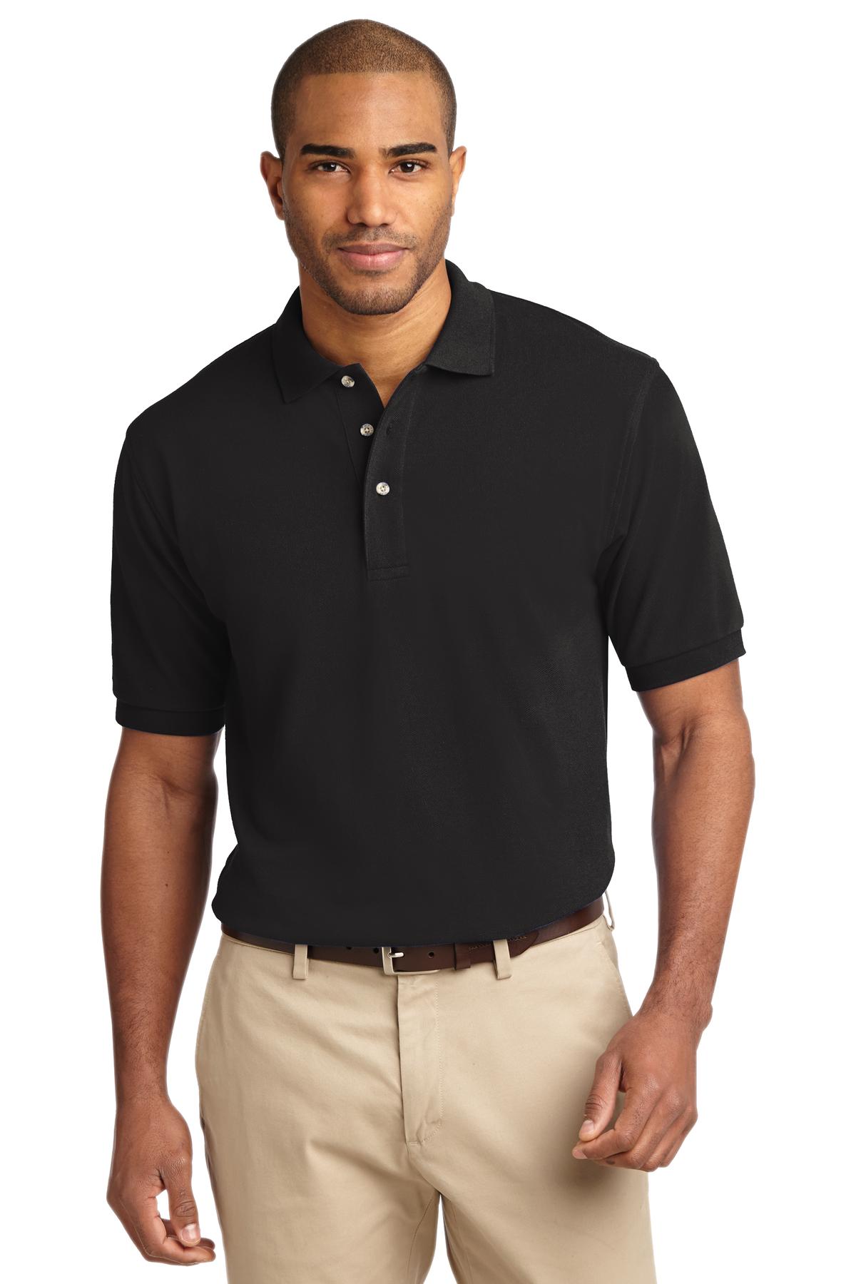 Port Authority®  Heavyweight Cotton Pique Polo.  K420