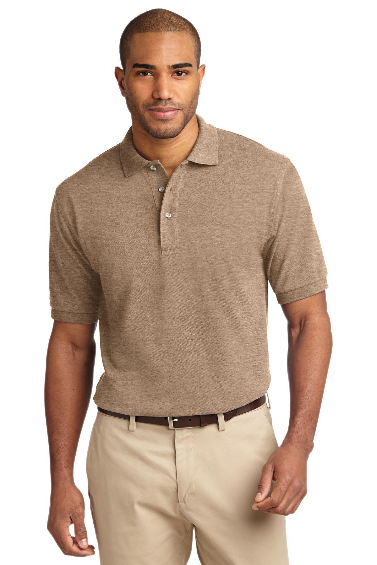 Port Authority®  Heavyweight Cotton Pique Polo.  K420