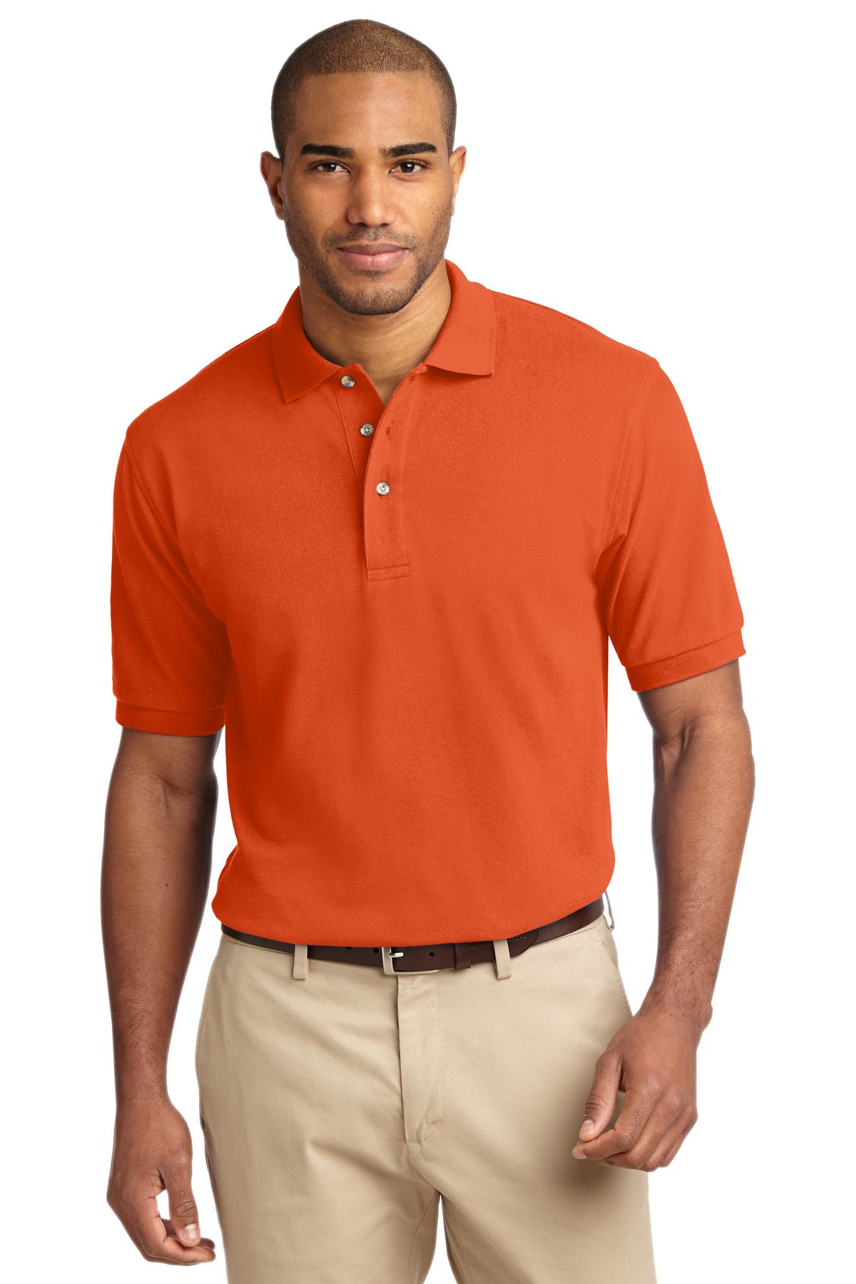 Port Authority®  Heavyweight Cotton Pique Polo.  K420