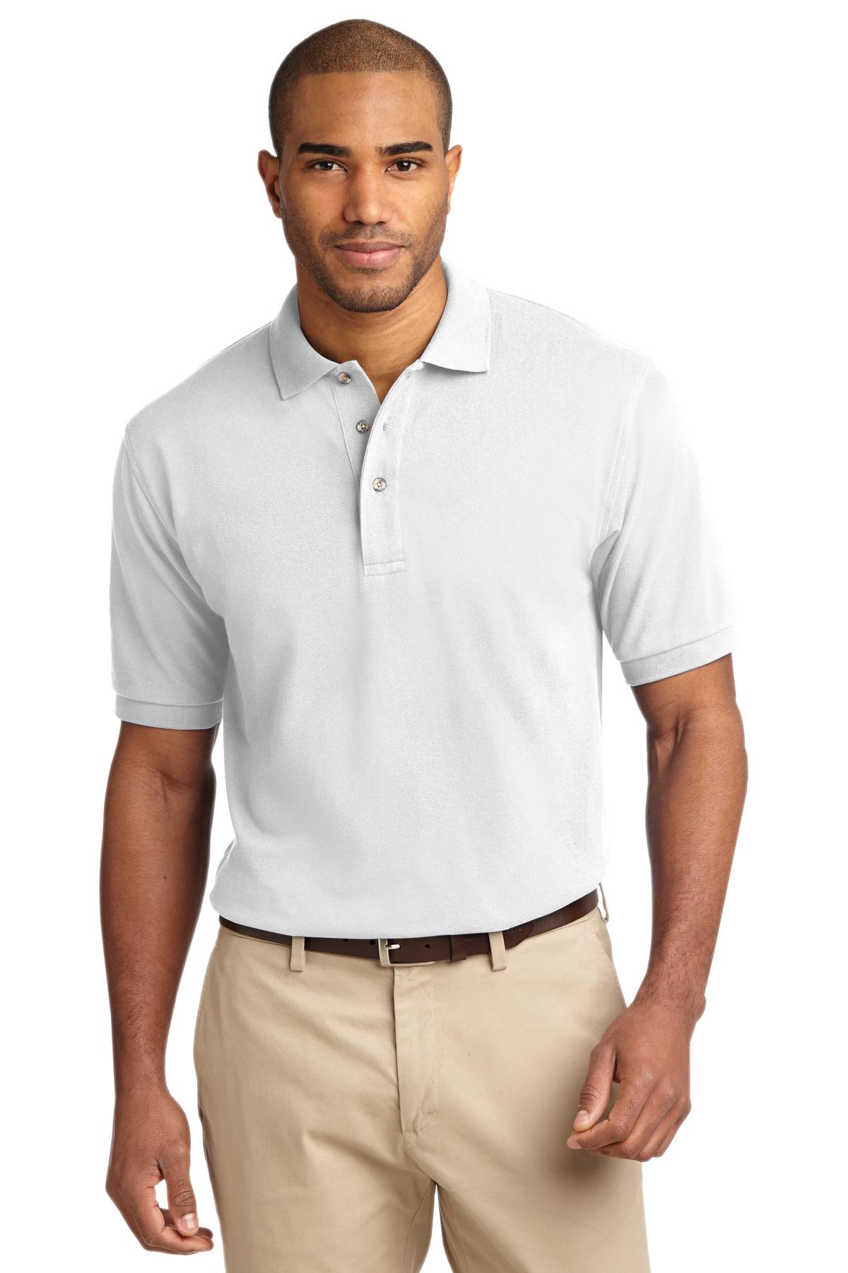 Port Authority®  Heavyweight Cotton Pique Polo.  K420