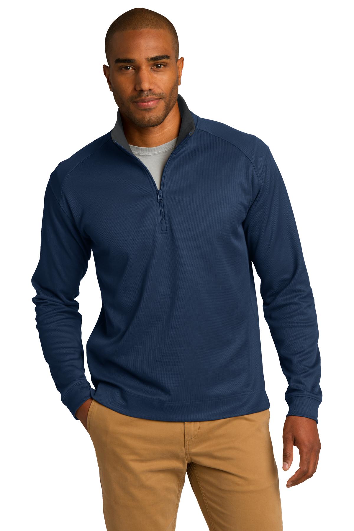 Port Authority ®  Vertical Texture 1/4-Zip Pullover. K805
