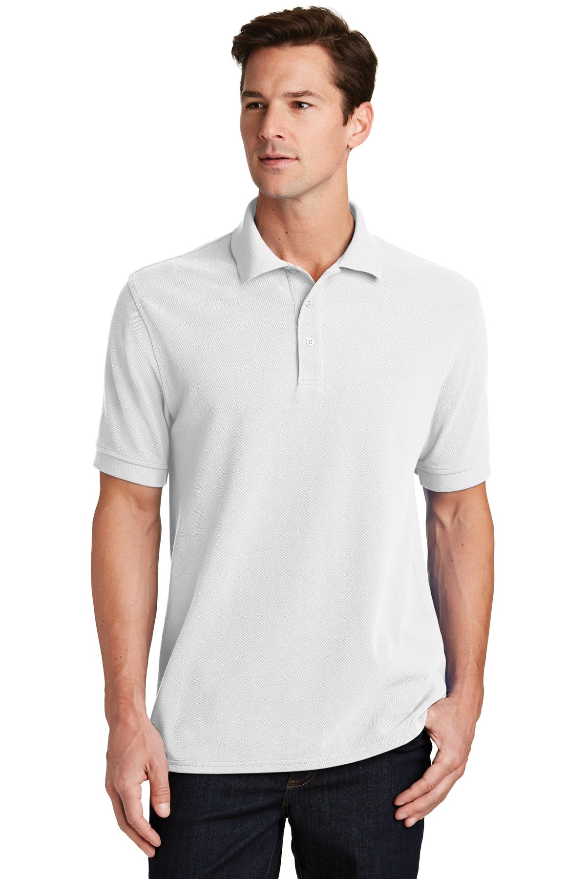 KP1500: Port & Company Combed Ring Spun Pique Polo