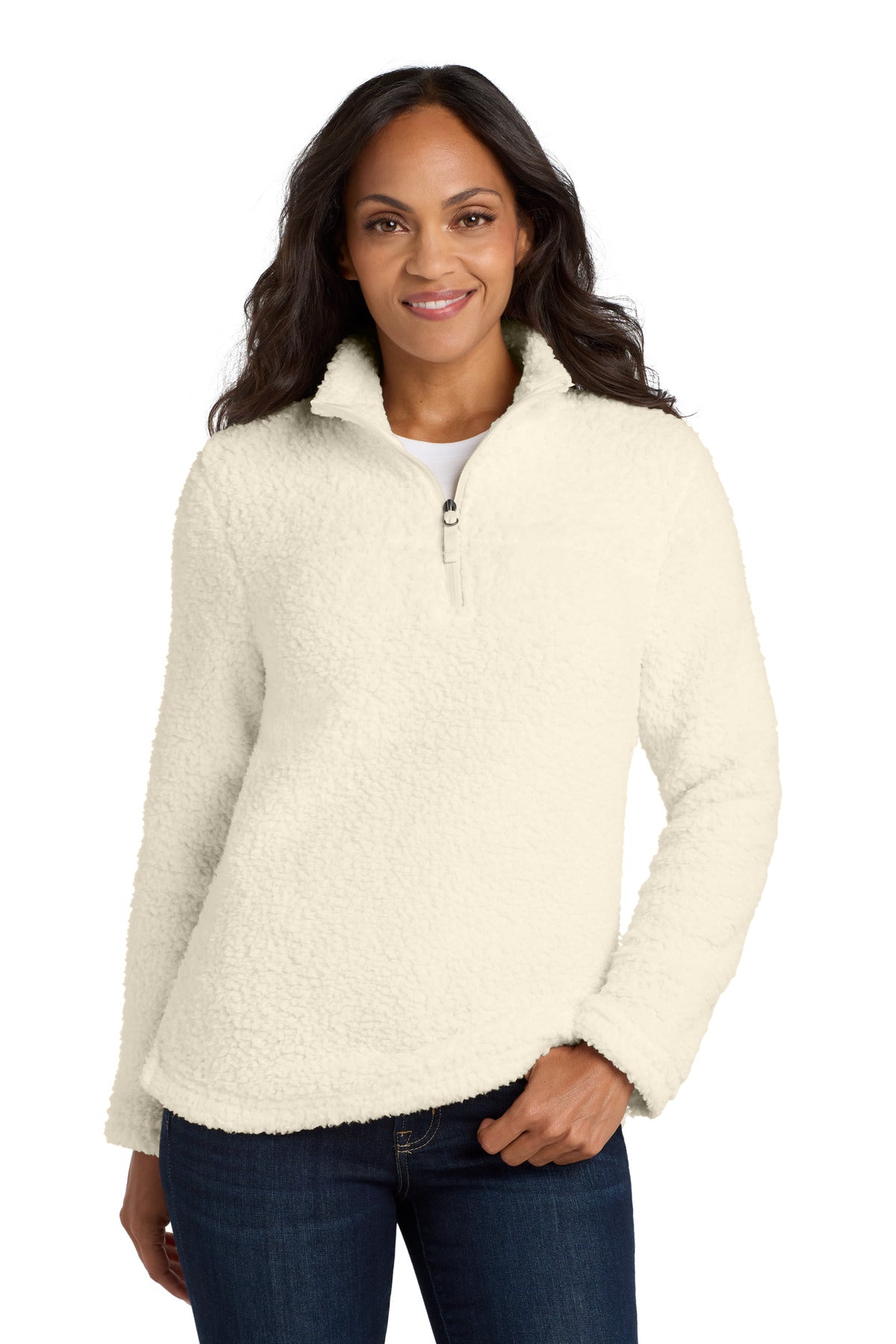 Port Authority L130: Ladies Cozy 1/4-Zip Fleece