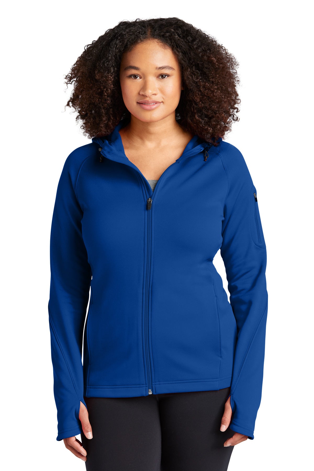 Sport-Tek L248: Ladies Tech Fleece Full-Zip Hooded Jacket