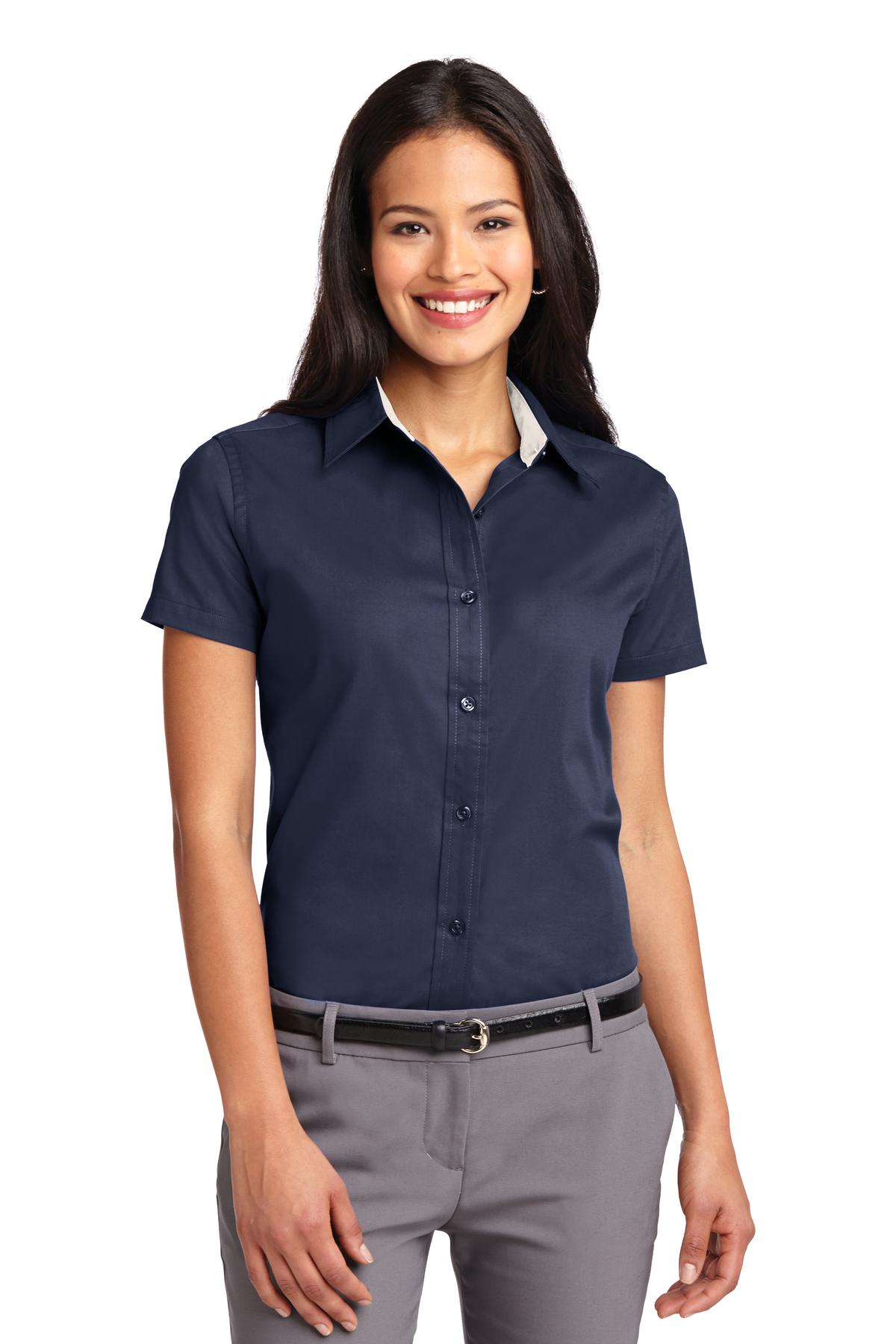 Port Authority L508: Ladies Short Sleeve Easy Care Shirt