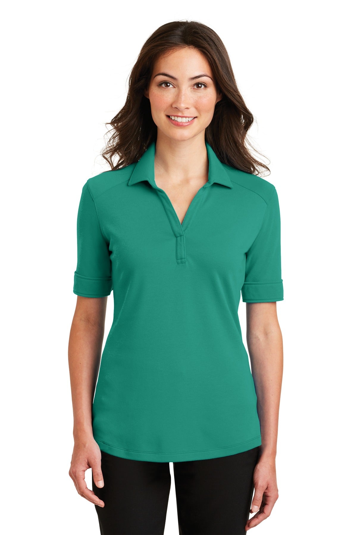 Port Authority ®  Ladies Silk Touch ™  Interlock Performance Polo. L5200