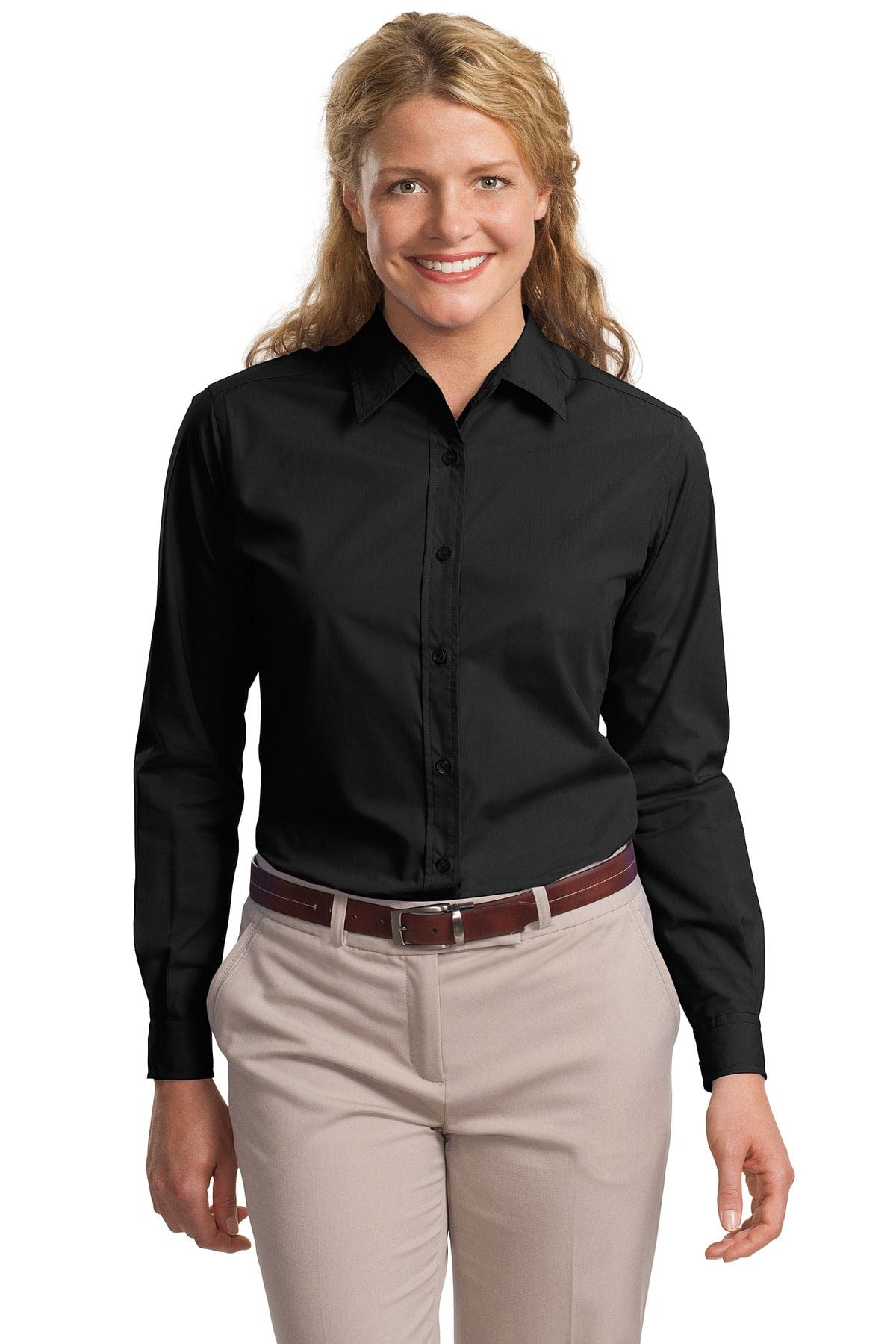 DISCONTINUED  Port Authority ®  Ladies Long Sleeve Easy Care, Soil Resistant Shirt.  L607