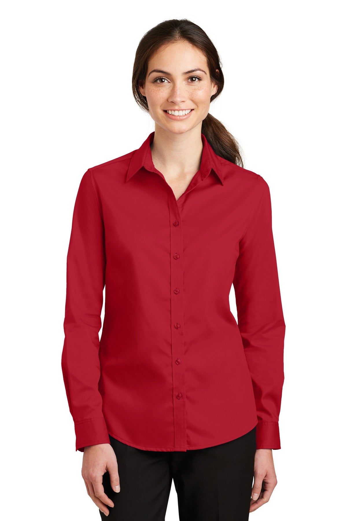 Port Authority ®  Ladies SuperPro ™  Twill Shirt. L663