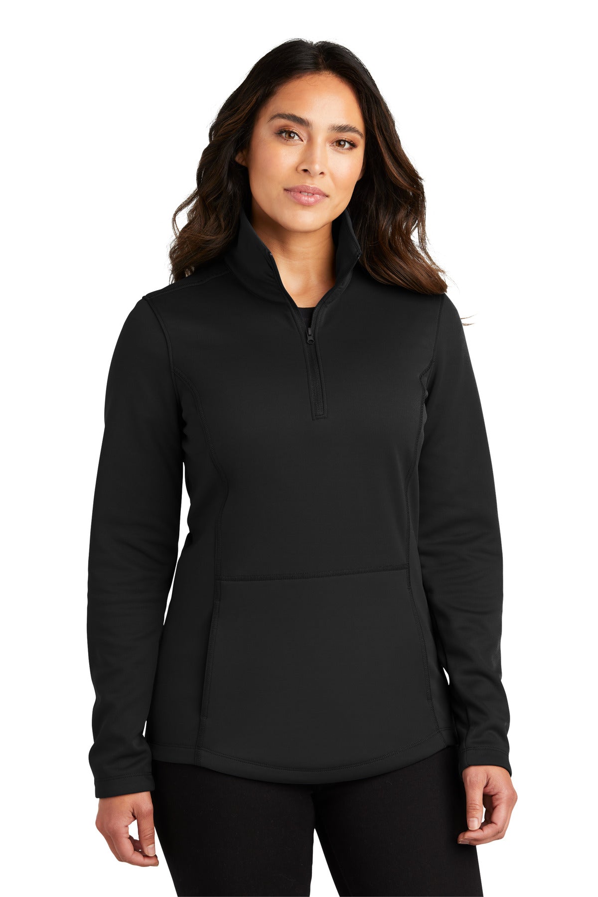 Port Authority L804: Ladies Smooth Fleece 1/4-Zip