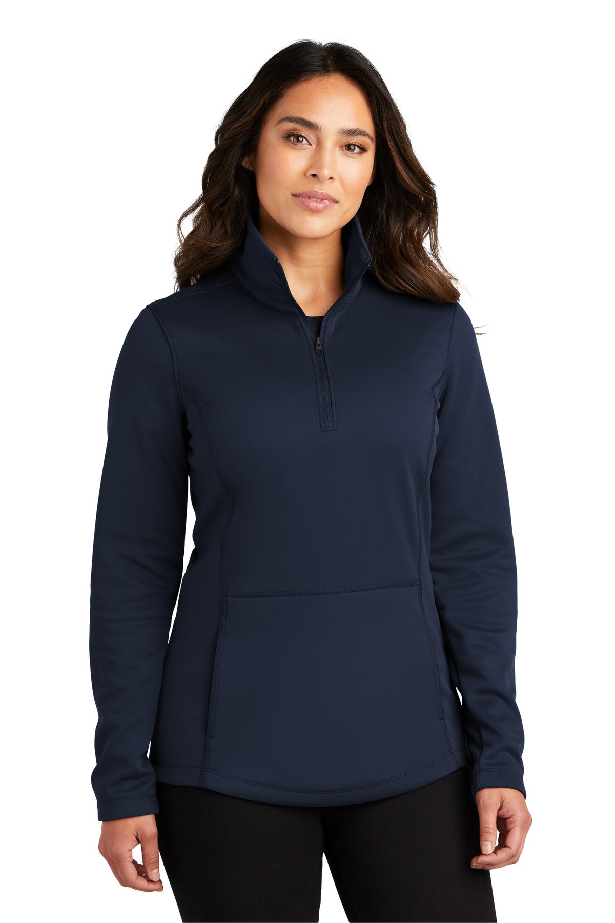 Port Authority L804: Ladies Smooth Fleece 1/4-Zip