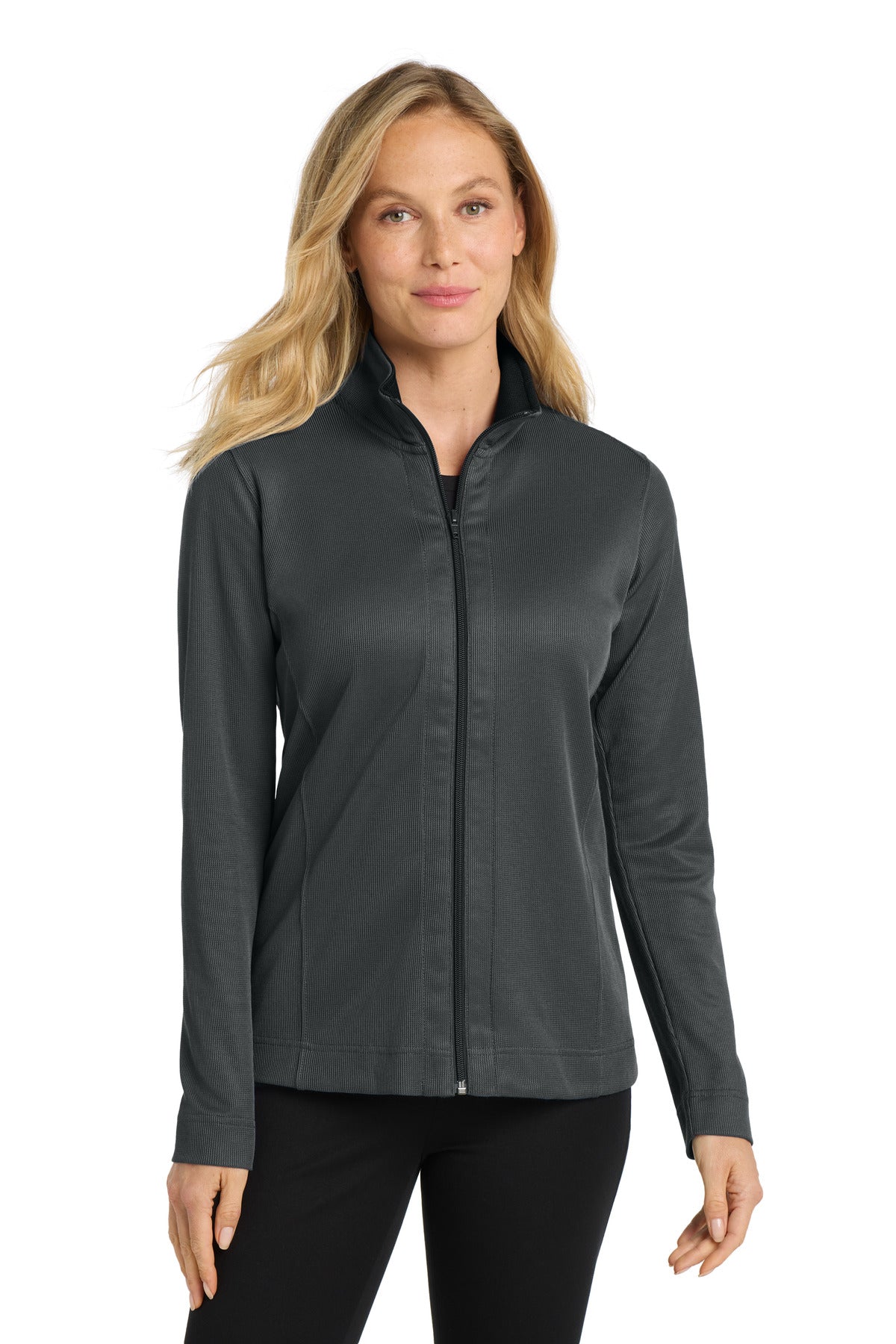 Port Authority ®  Ladies Vertical Texture Full-Zip Jacket. L805