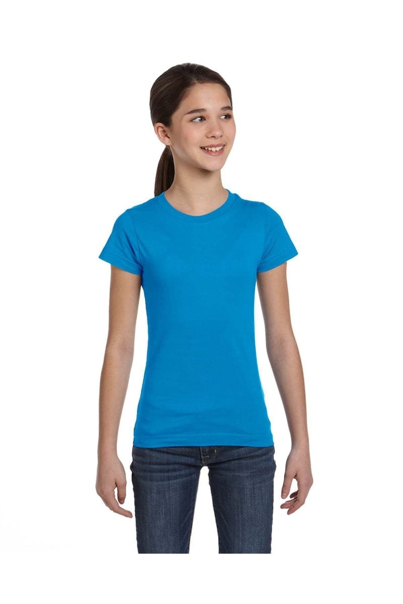 LAT 2616: Girls' Fine Jersey T-Shirt in 