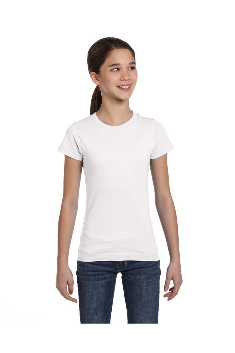 LAT 2616: Girls' Fine Jersey T-Shirt in 