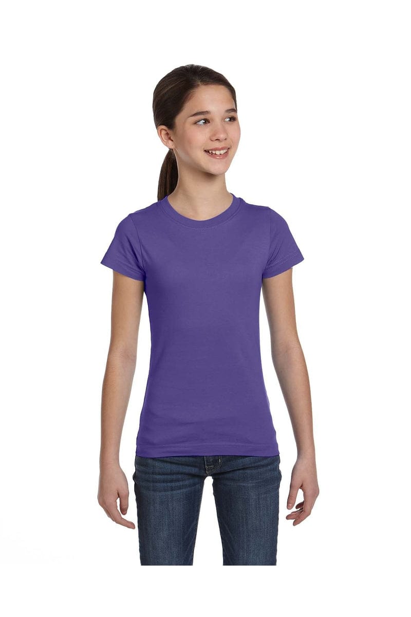 LAT 2616: Girls' Fine Jersey T-Shirt in 