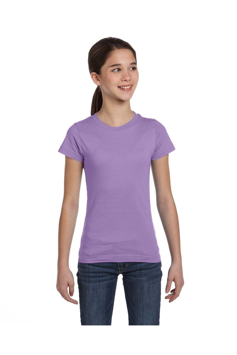 LAT 2616: Girls' Fine Jersey T-Shirt in 