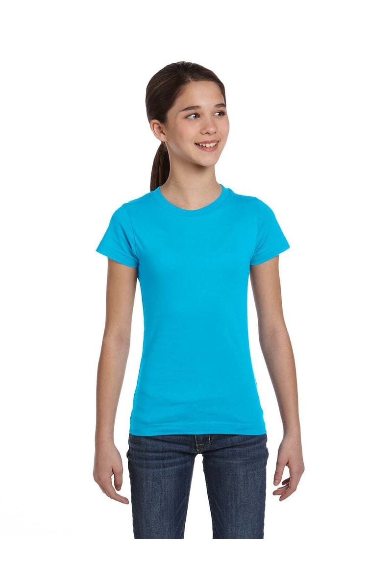 LAT 2616: Girls' Fine Jersey T-Shirt in 