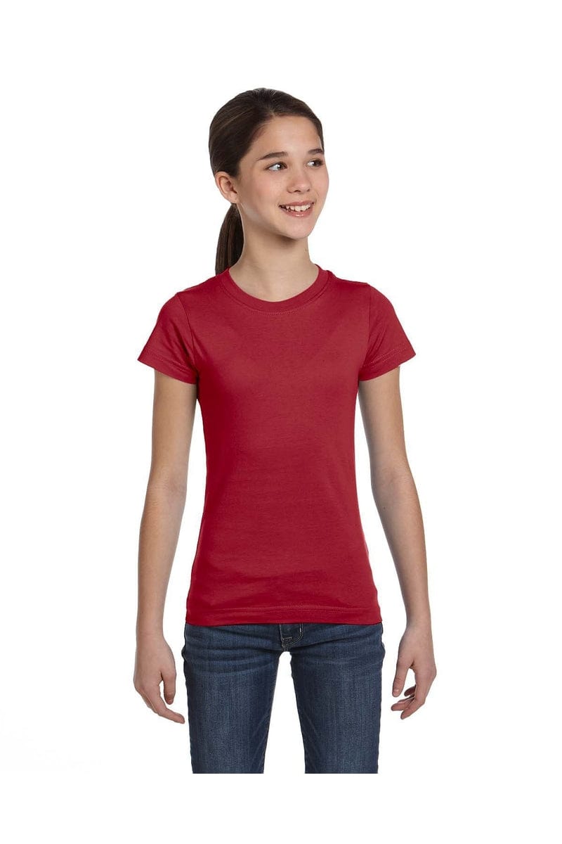 LAT 2616: Girls' Fine Jersey T-Shirt in 