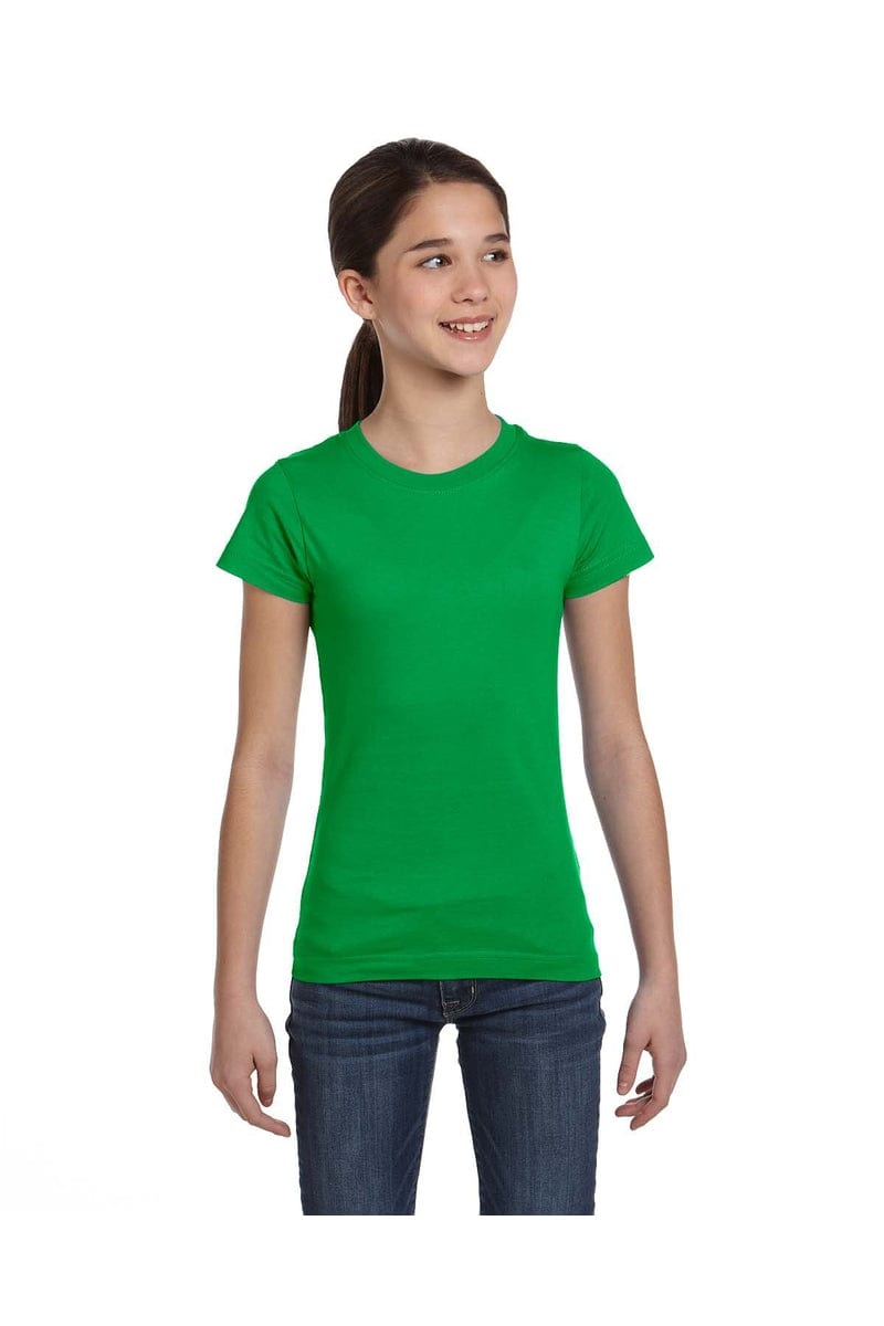 LAT 2616: Girls' Fine Jersey T-Shirt in 
