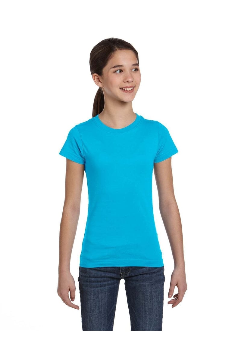 LAT 2616: Girls' Fine Jersey T-Shirt in 