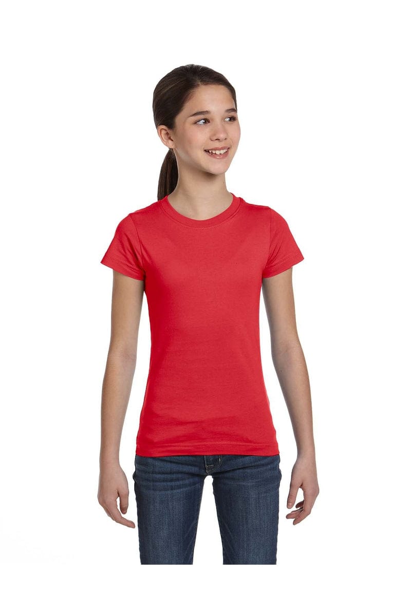 LAT 2616: Girls' Fine Jersey T-Shirt in 