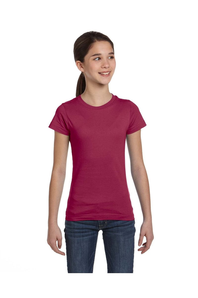LAT 2616: Girls' Fine Jersey T-Shirt in 