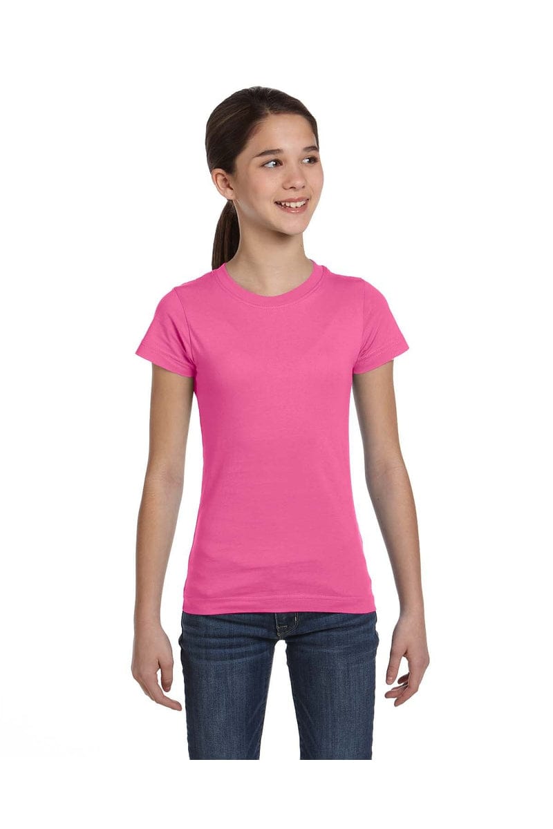 LAT 2616: Girls' Fine Jersey T-Shirt in 