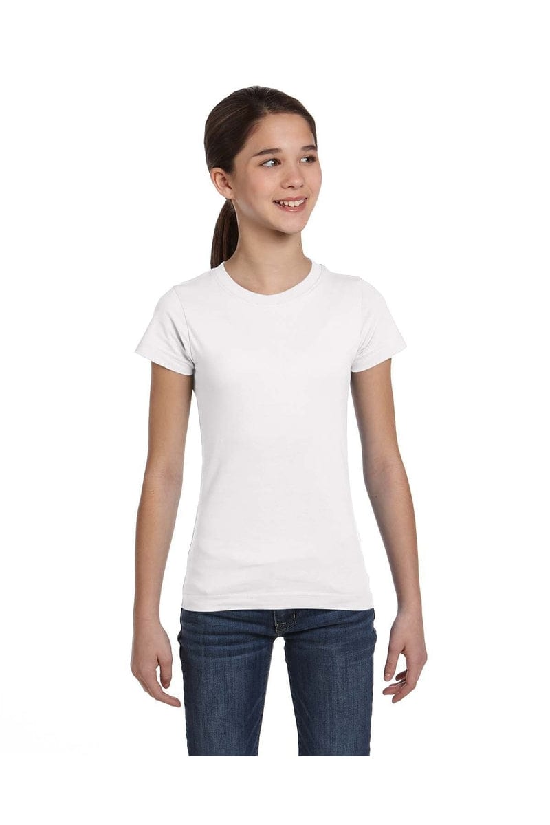 LAT 2616: Girls' Fine Jersey T-Shirt in 