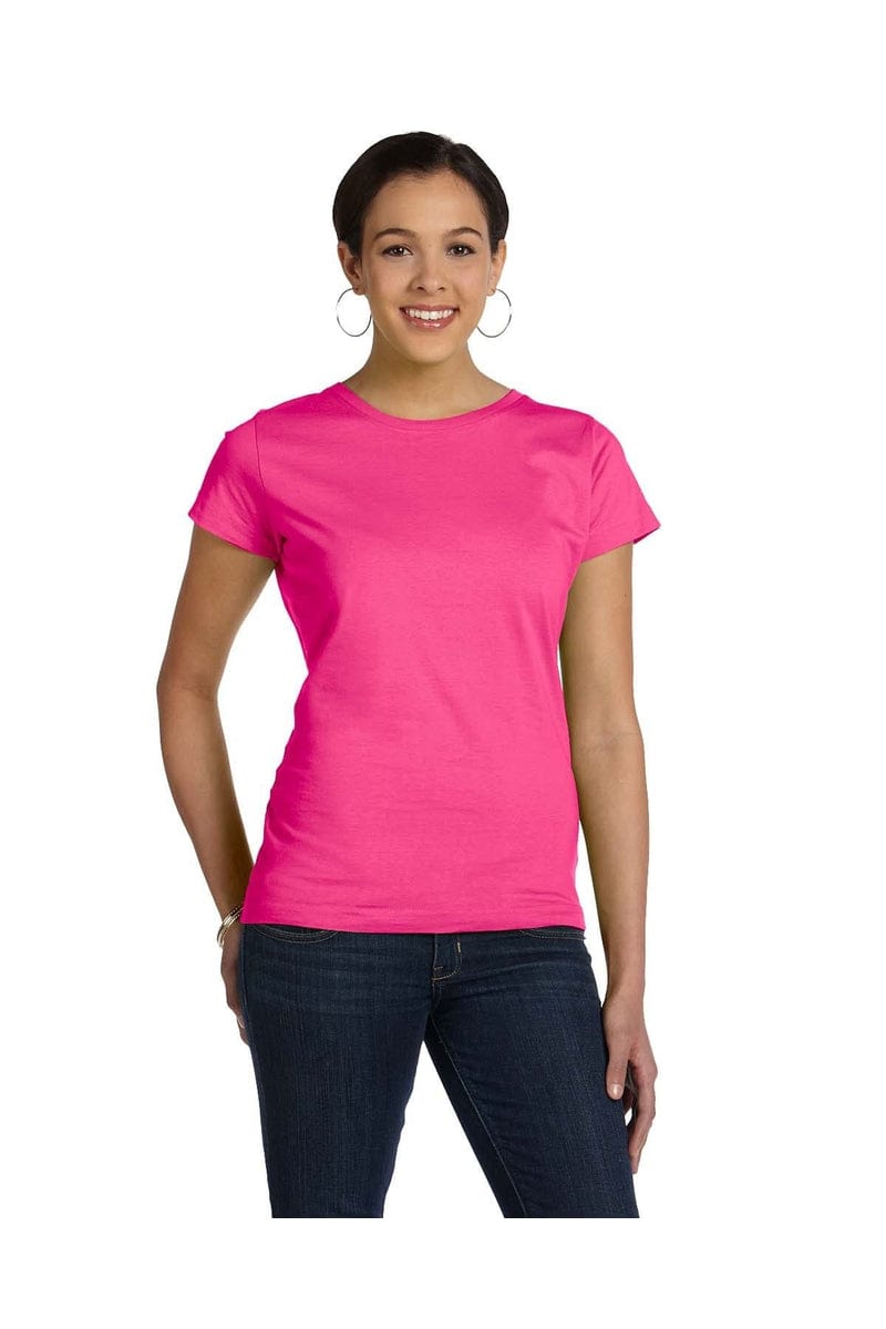 LAT 3516: Ladies' Fine Jersey T-Shirt, Basic Colors in 
