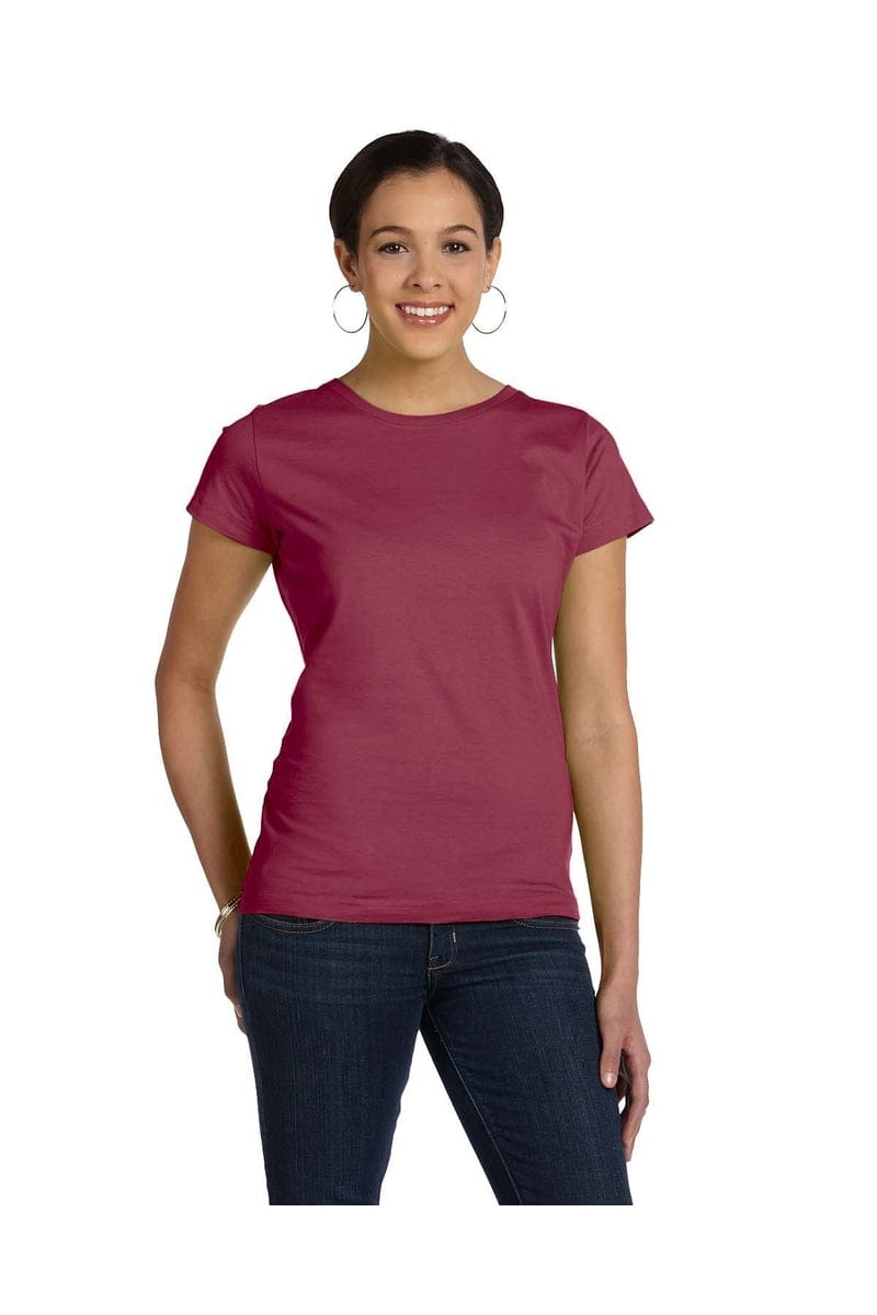 LAT 3516: Ladies' Fine Jersey T-Shirt, Basic Colors in 
