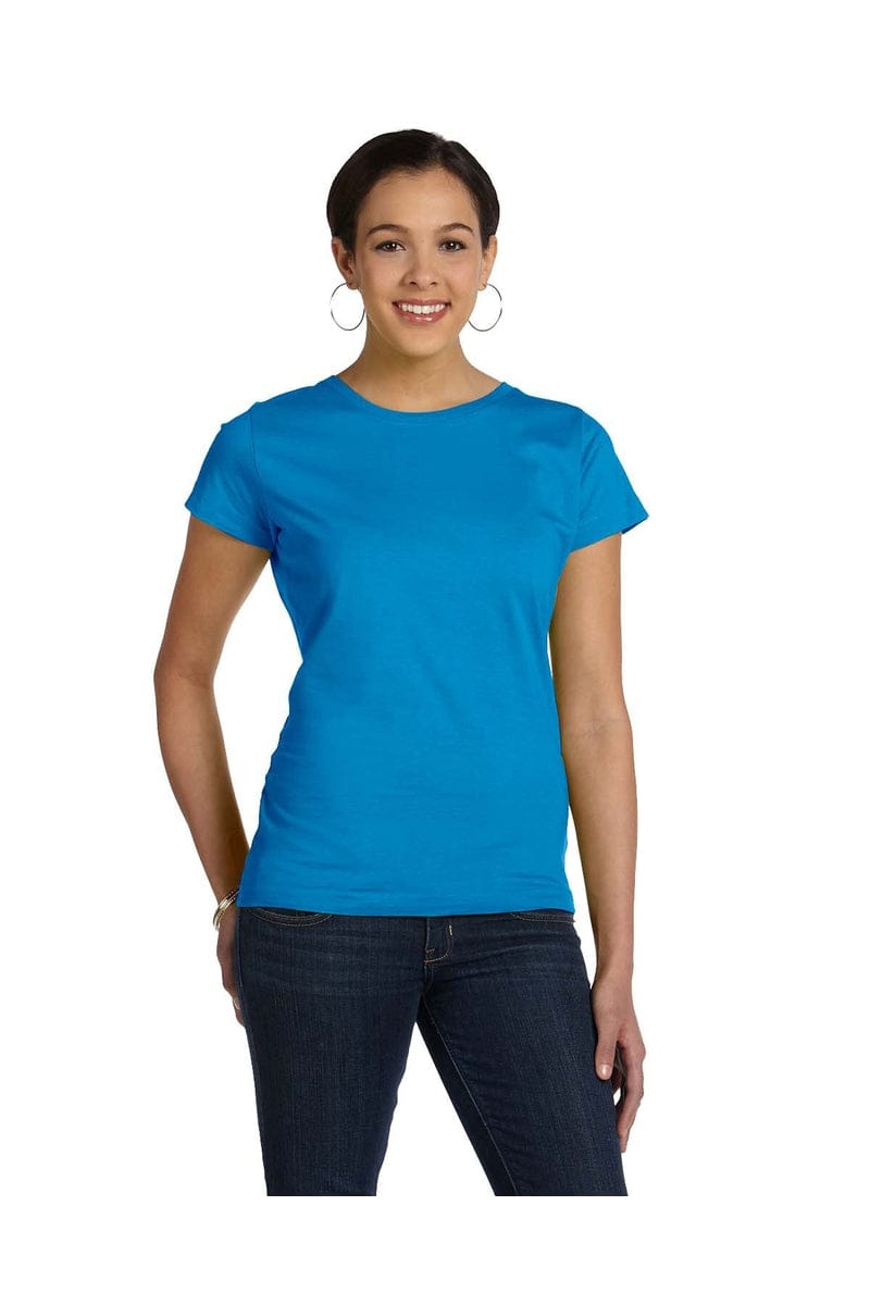 LAT 3516: Ladies' Fine Jersey T-Shirt, Basic Colors in 