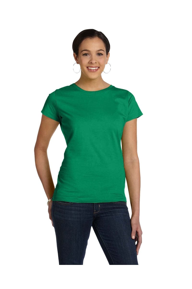 LAT 3516: Ladies' Fine Jersey T-Shirt, Basic Colors in 