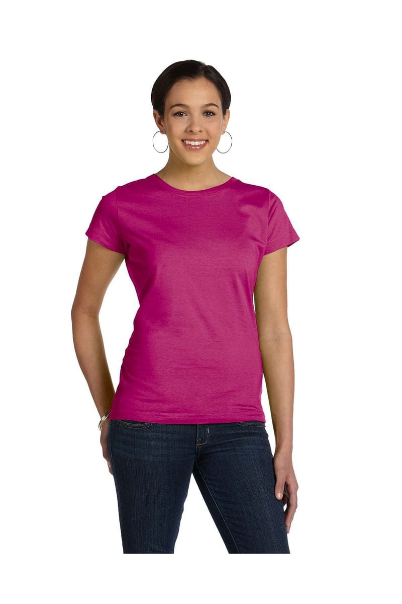 LAT 3516: Ladies' Fine Jersey T-Shirt, Basic Colors in 