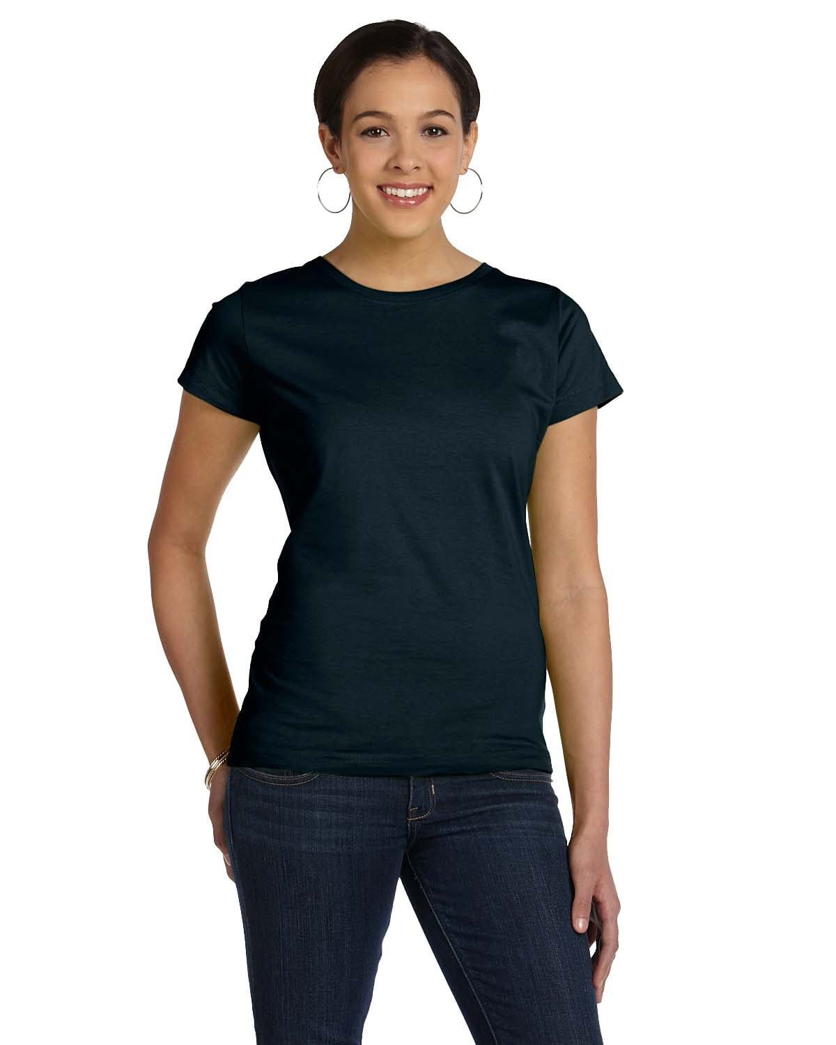 LAT T-Shirts XS / Black LAT 3516 Ladies' Fine Jersey T-Shirt, Basic Colors