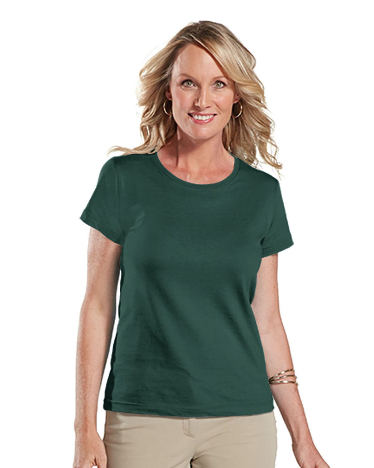 LAT T-Shirts XS / Forest LAT 3516 Ladies' Fine Jersey T-Shirt, Basic Colors