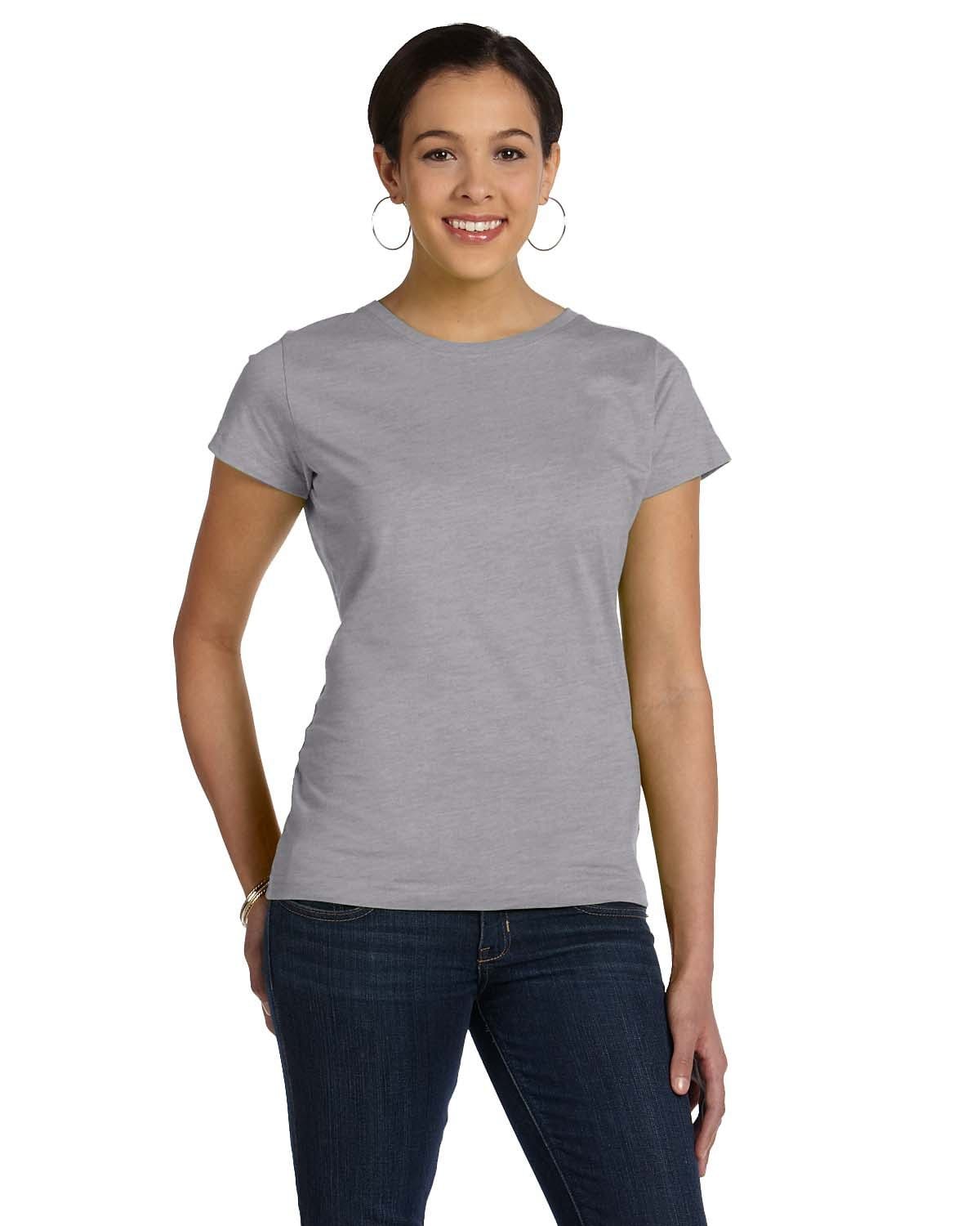 LAT T-Shirts XS / Heather LAT 3516 Ladies' Fine Jersey T-Shirt, Basic Colors