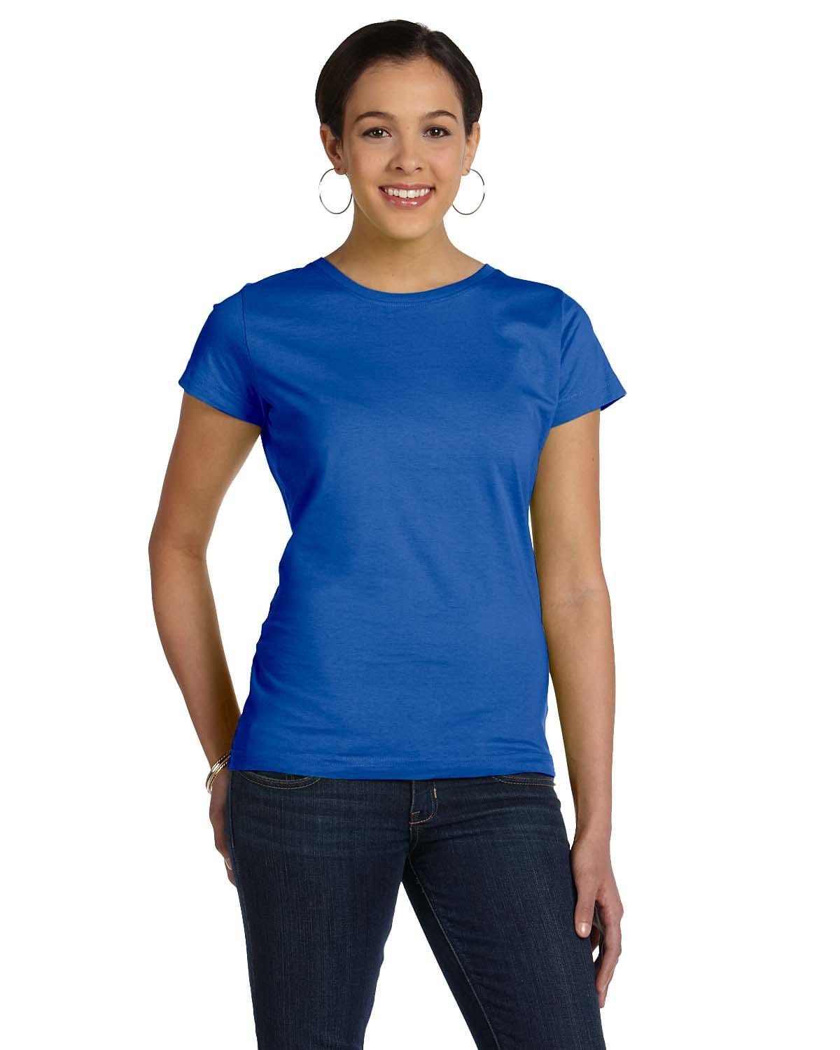 LAT T-Shirts XS / Royal LAT 3516 Ladies' Fine Jersey T-Shirt, Basic Colors