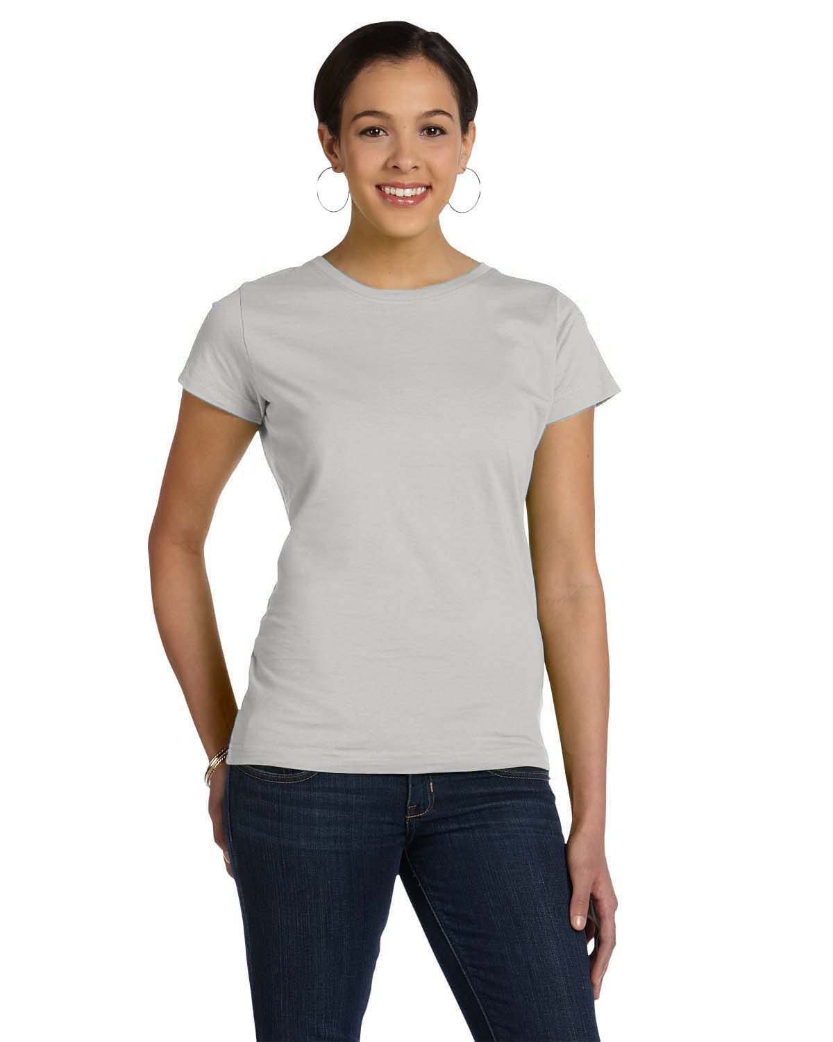 LAT T-Shirts XS / Silver LAT 3516 Ladies' Fine Jersey T-Shirt, Basic Colors