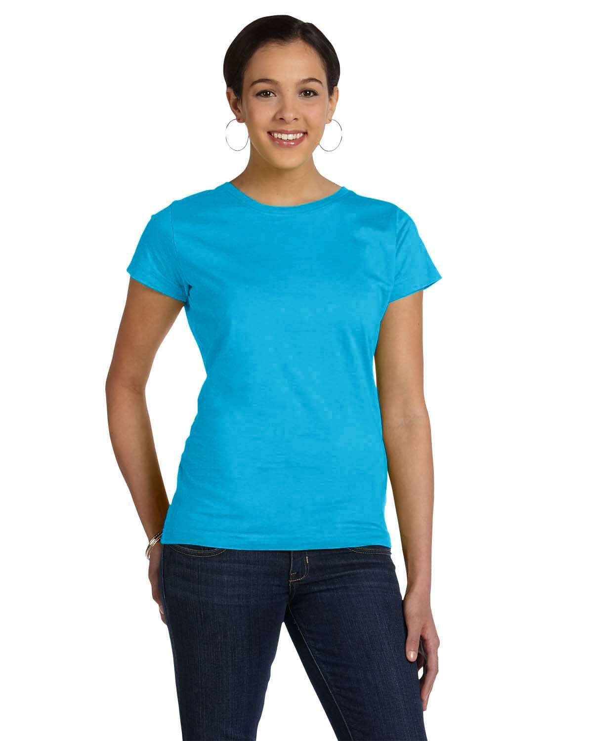 LAT T-Shirts XS / Turquoise LAT 3516 Ladies' Fine Jersey T-Shirt, Basic Colors