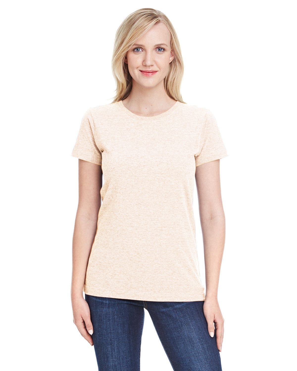 LAT T-Shirts XS / Natural Heather LAT 3516 Ladies' Fine Jersey T-Shirt, Extended Colors