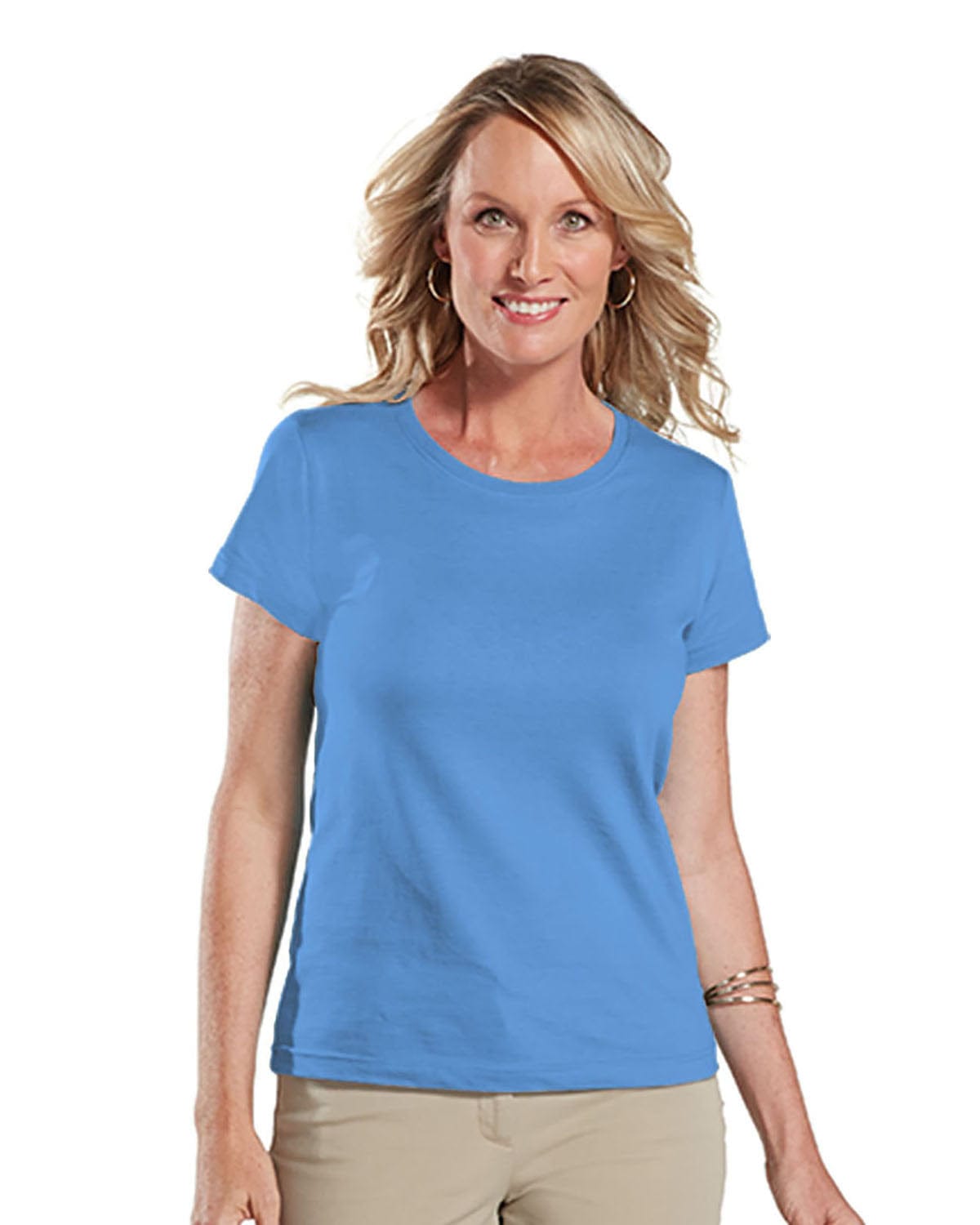 LAT T-Shirts XS / Carolina Blue LAT 3516 Ladies' Fine Jersey T-Shirt, Traditional Colors